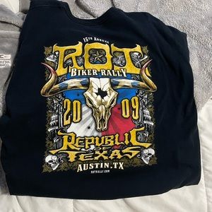 ROT Biker rally t shirt